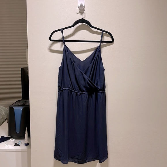 Babaton navy dress with adjustable spaghetti straps - Picture 2 of 3